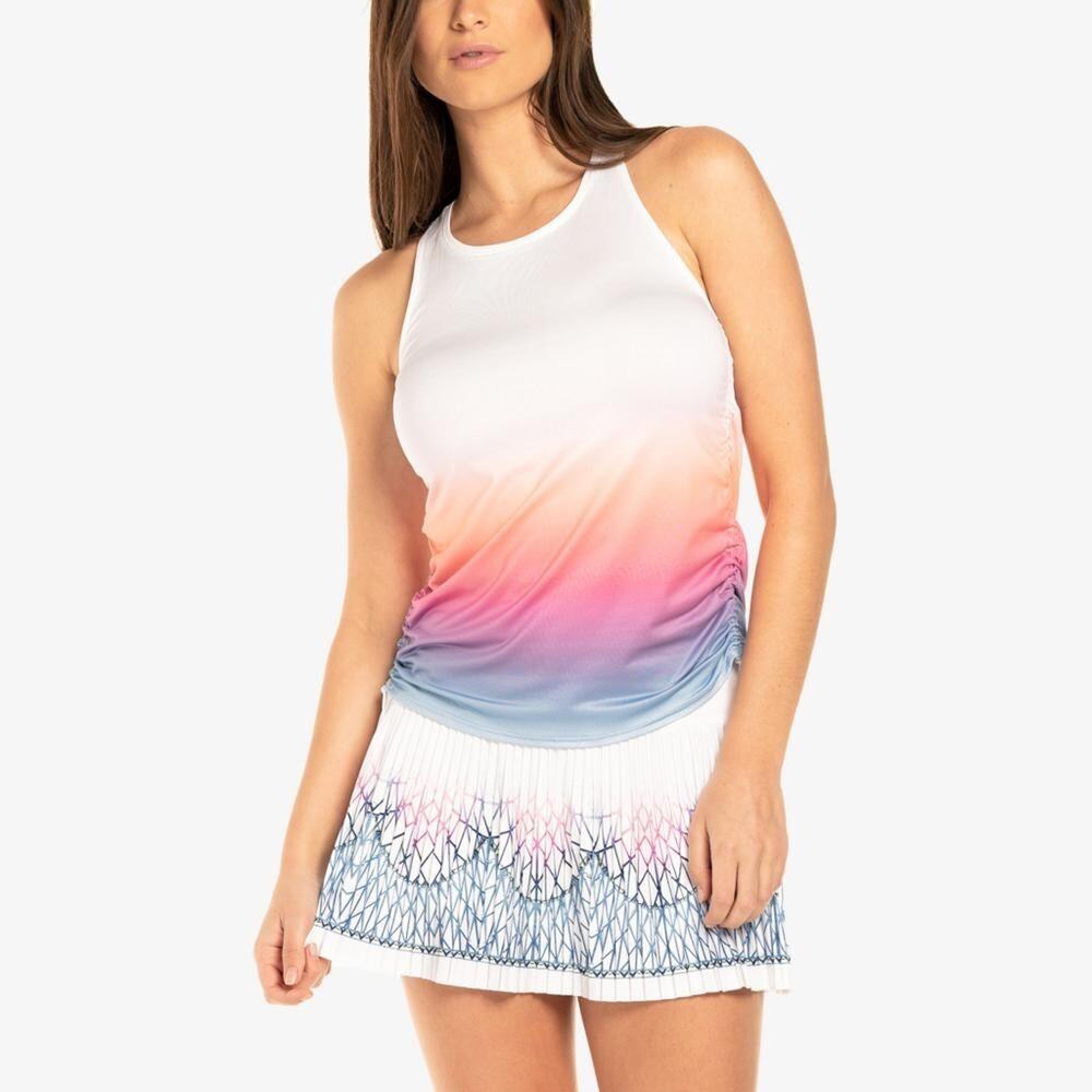 Lucky In Love Axiom 15 Inch Skort Womens L 12 White Breathable Skirt Shorts